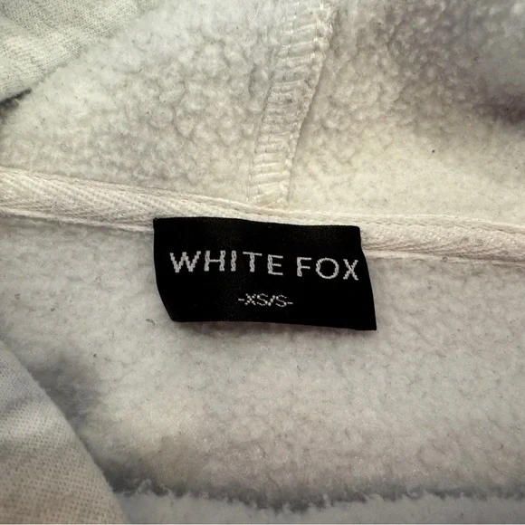 White Fox Offstage Hoodie in Glacier Gray - Picture 4 of 6